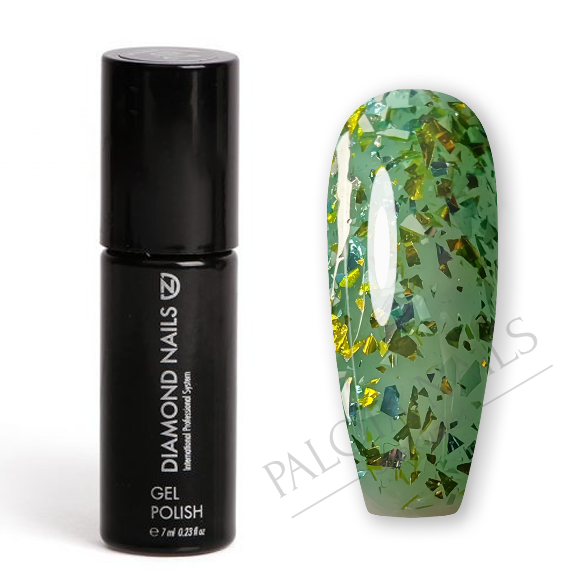 Diamond Nails Midnight Glam Collection gél lakk 7 ml No.DN306 - Green