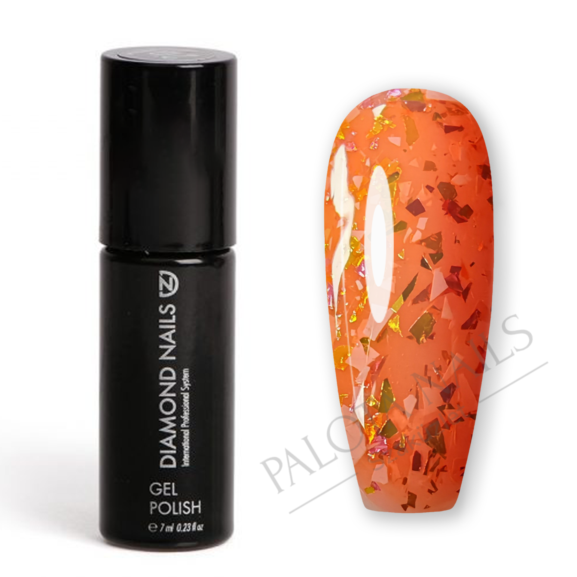 Diamond Nails Midnight Glam Collection gél lakk 7 ml No.DN307 - Peach