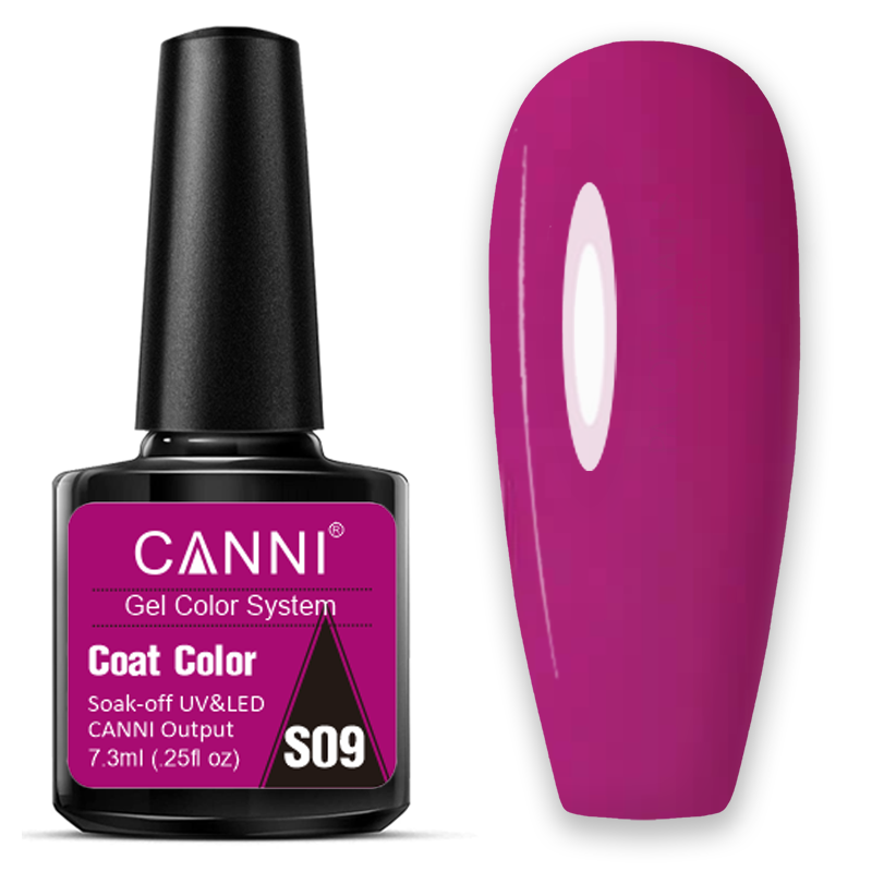 CANNI UV/LED gél lakk 7.3 ml -  Sylvie's Collection - S09 - Magenta