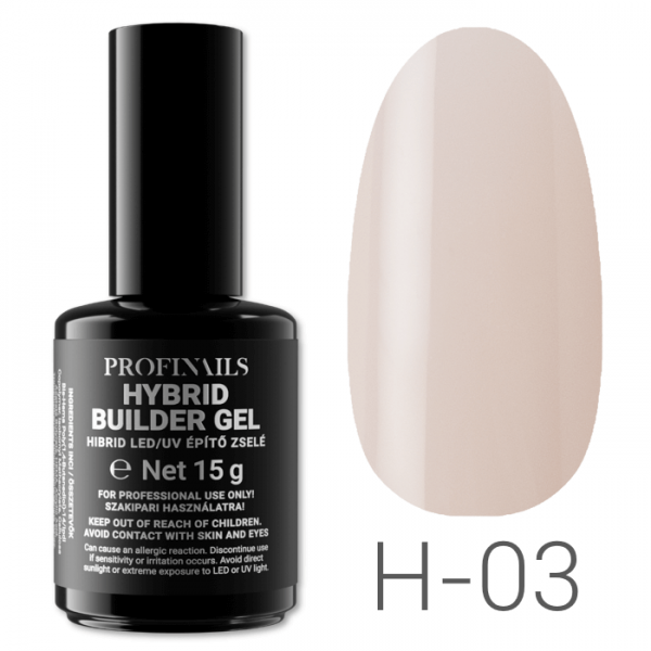 Profinails Hybrid LED/UV Builder Gél 15 g No.H-03