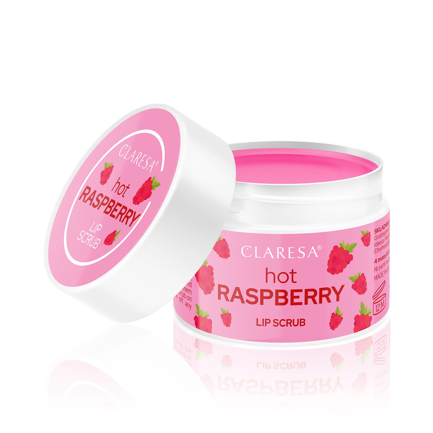 CLARESA Lip Scrub ajakradír 15g - Hot Raspberry