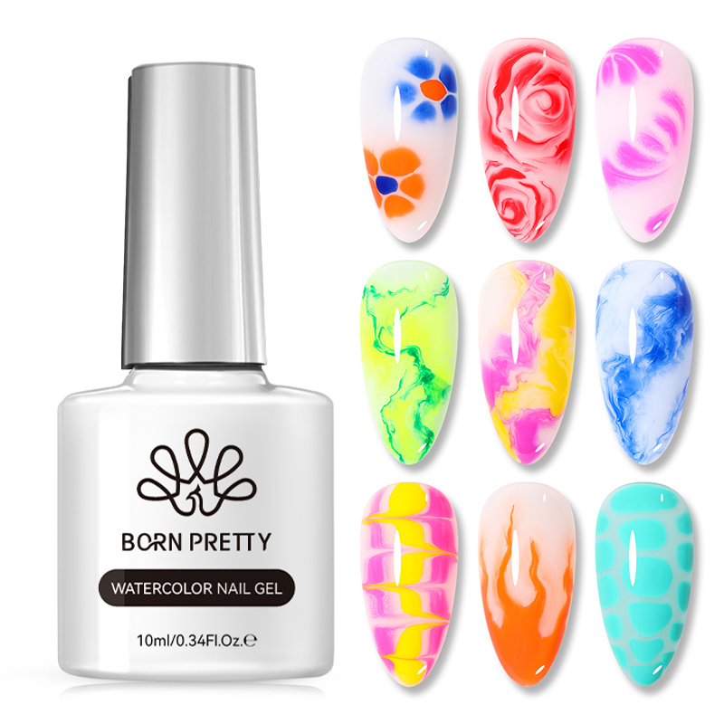 Born Pretty - Watercolor Gél 10 ml - Clear