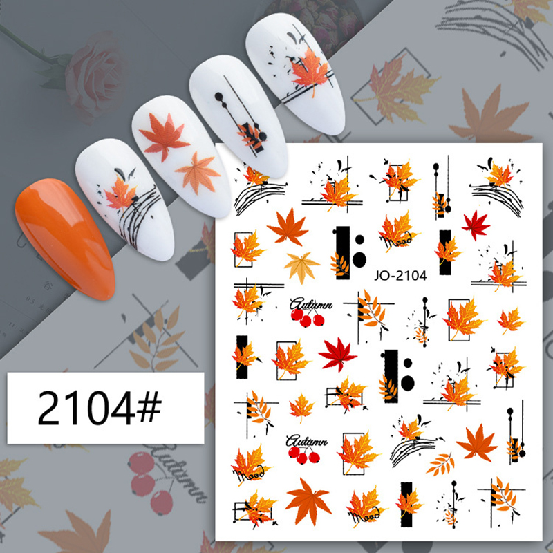 Köröm matrica 3D-s No.JO2104 őszi