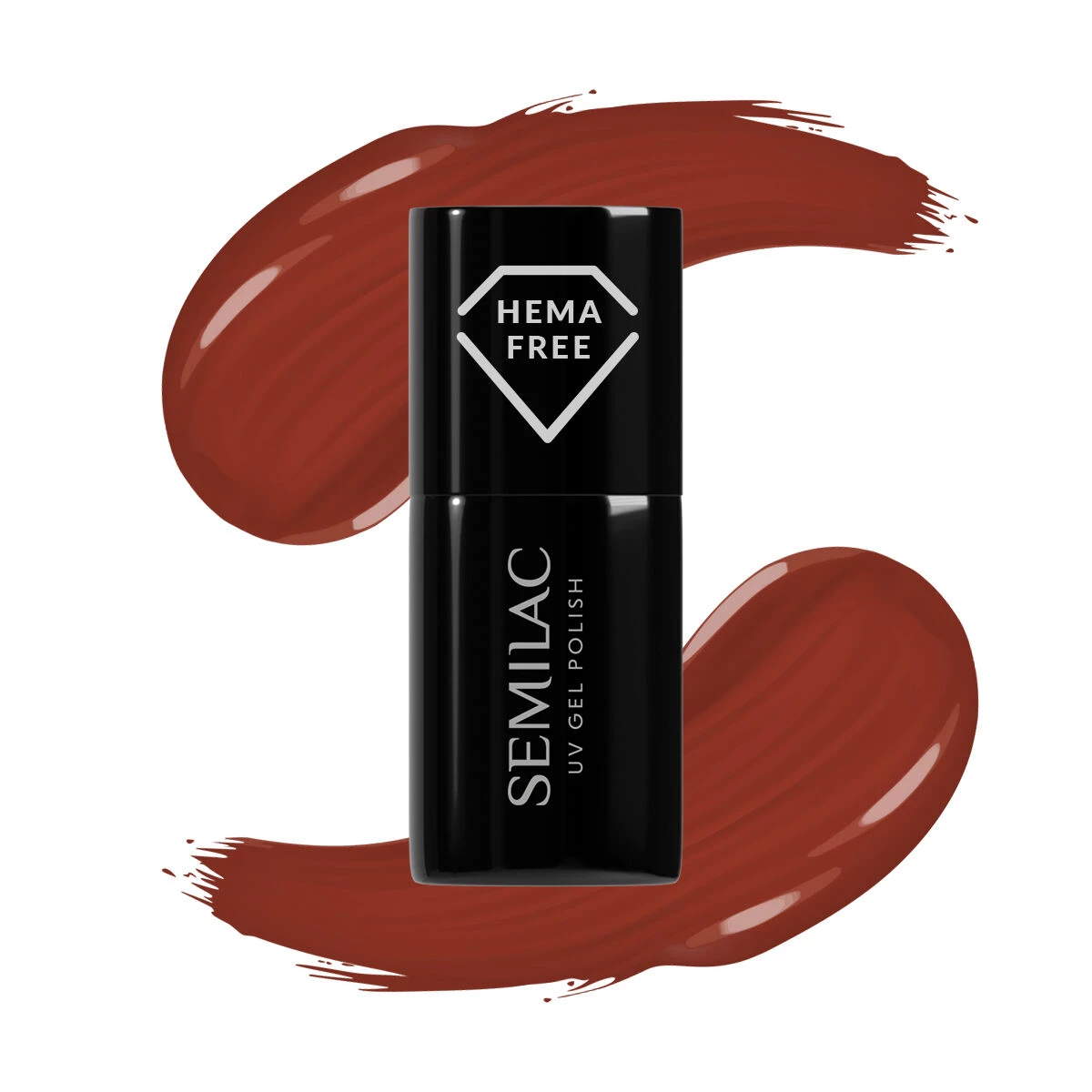 SEMILAC UV/LED Gél Lakk 7ml - 472 - HEMA FREE - Bonfire Soirée