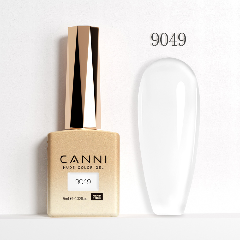 CANNI HEMA FREE UV/LED gél lakk 9ml No.9049 - Milky White