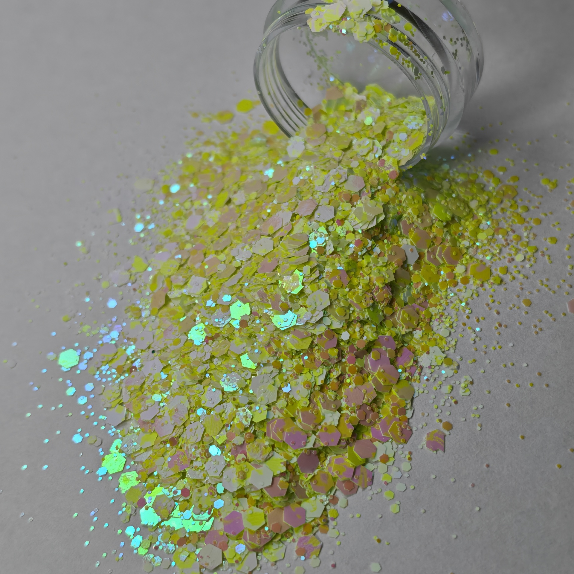 PN Holo glitter mix No.34 Lime
