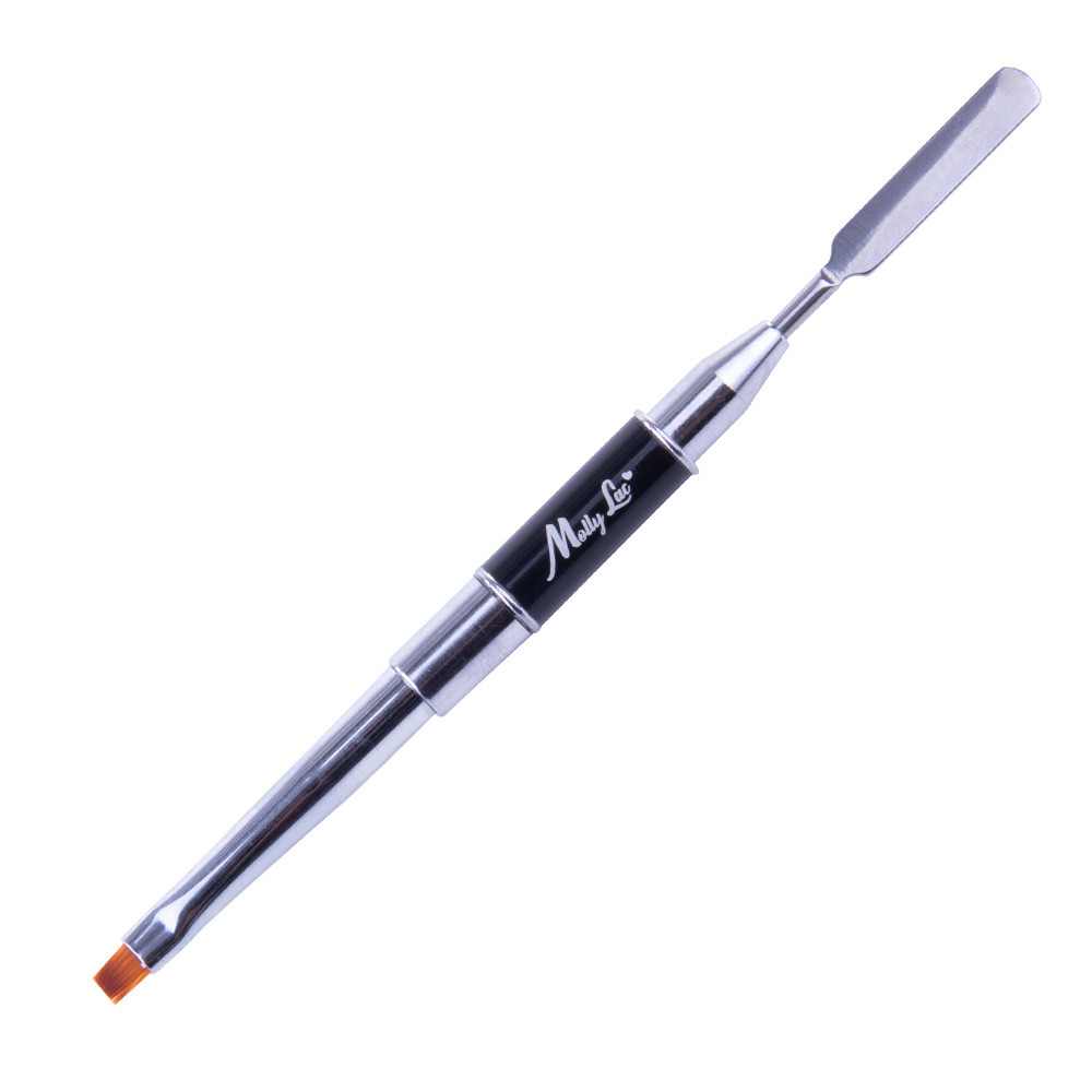 Molly 2in1 Spatula és egynes szőrű mini ecset
