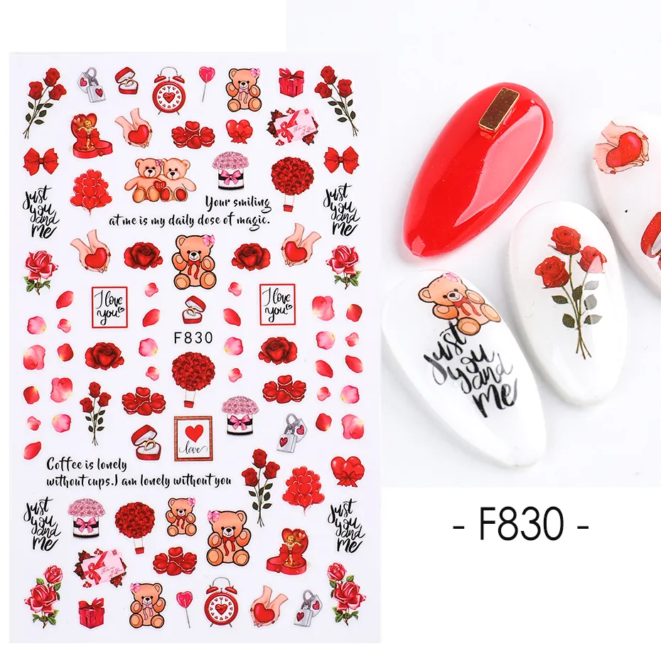 Köröm matrica 3D-s No.F830- 79