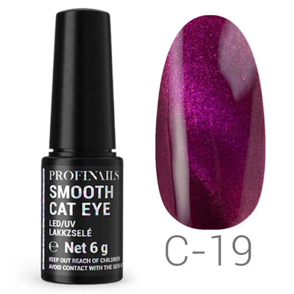 Profinails Smooth Cat Eye LED/UV lakkzselé 6gr C-19