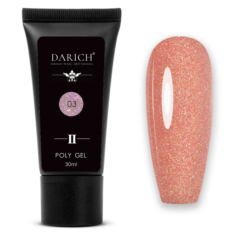 DARICH Poly Gel 30ml - No.03 Shiny Bronzed