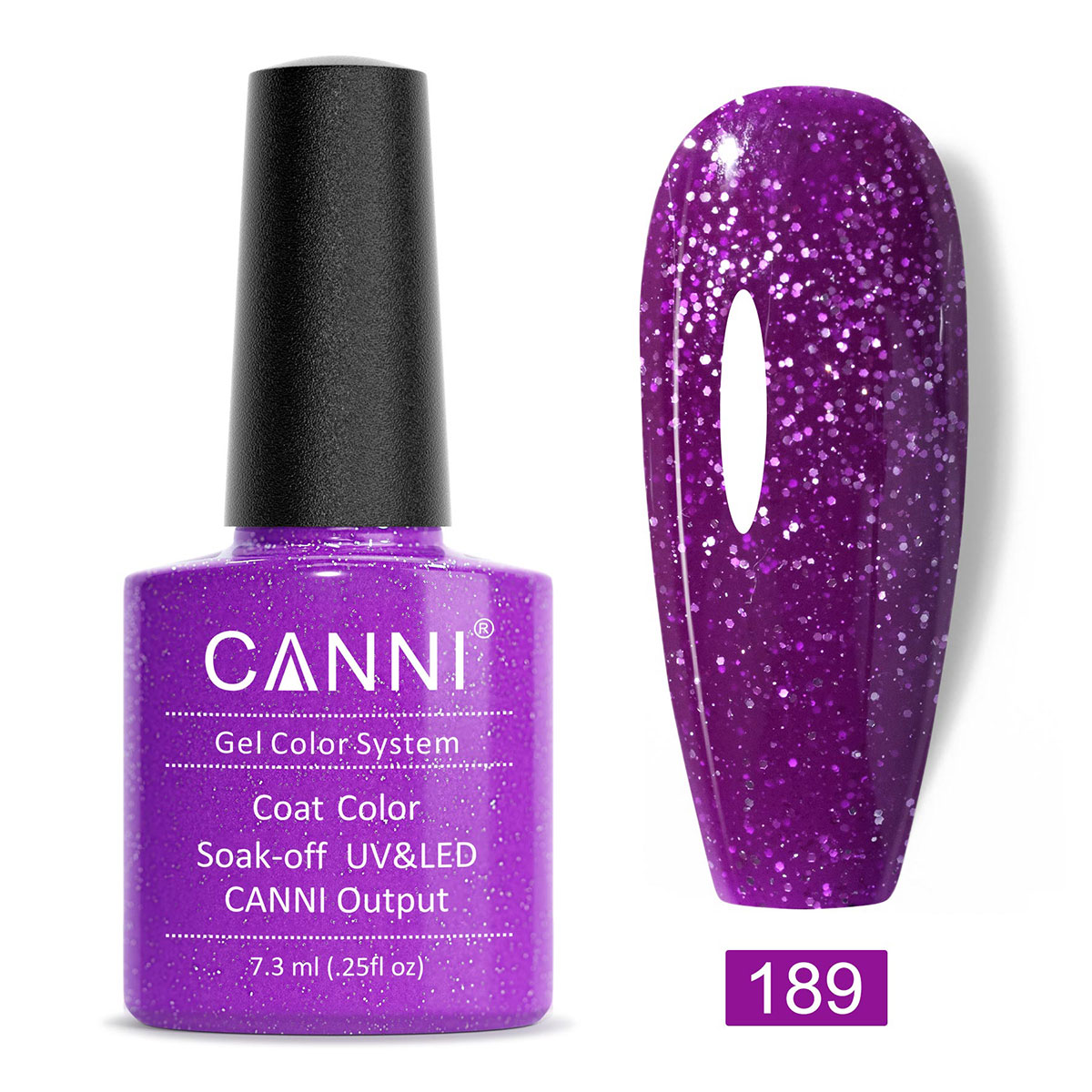 CANNI UV/LED gél lakk 7.3 ml No.189