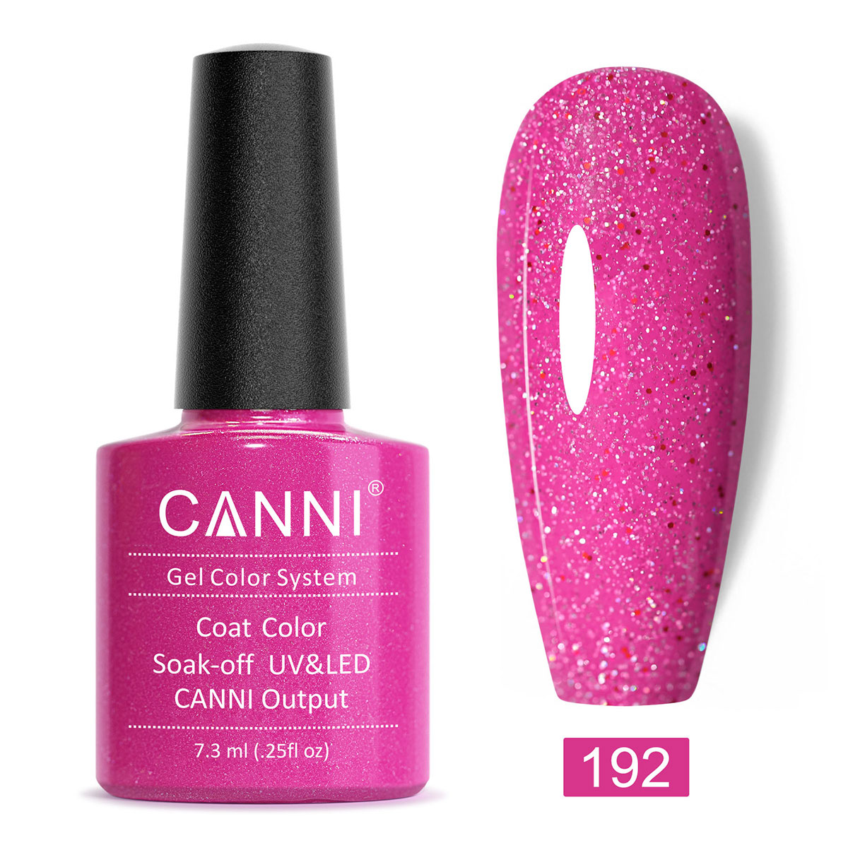 CANNI UV/LED gél lakk 7.3 ml No.192