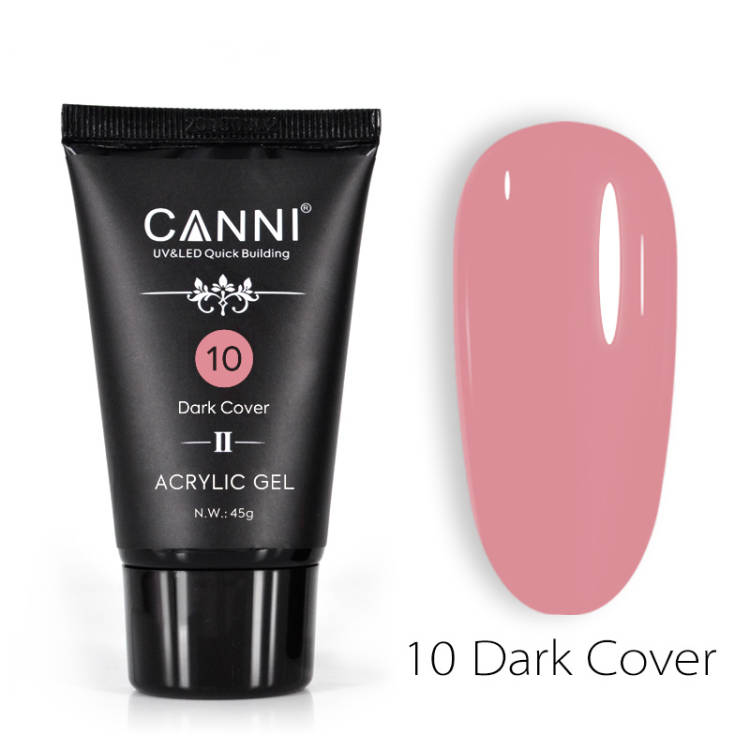 CANNI Poly Gél - Új formula - 45g - No.10 Dark Cover