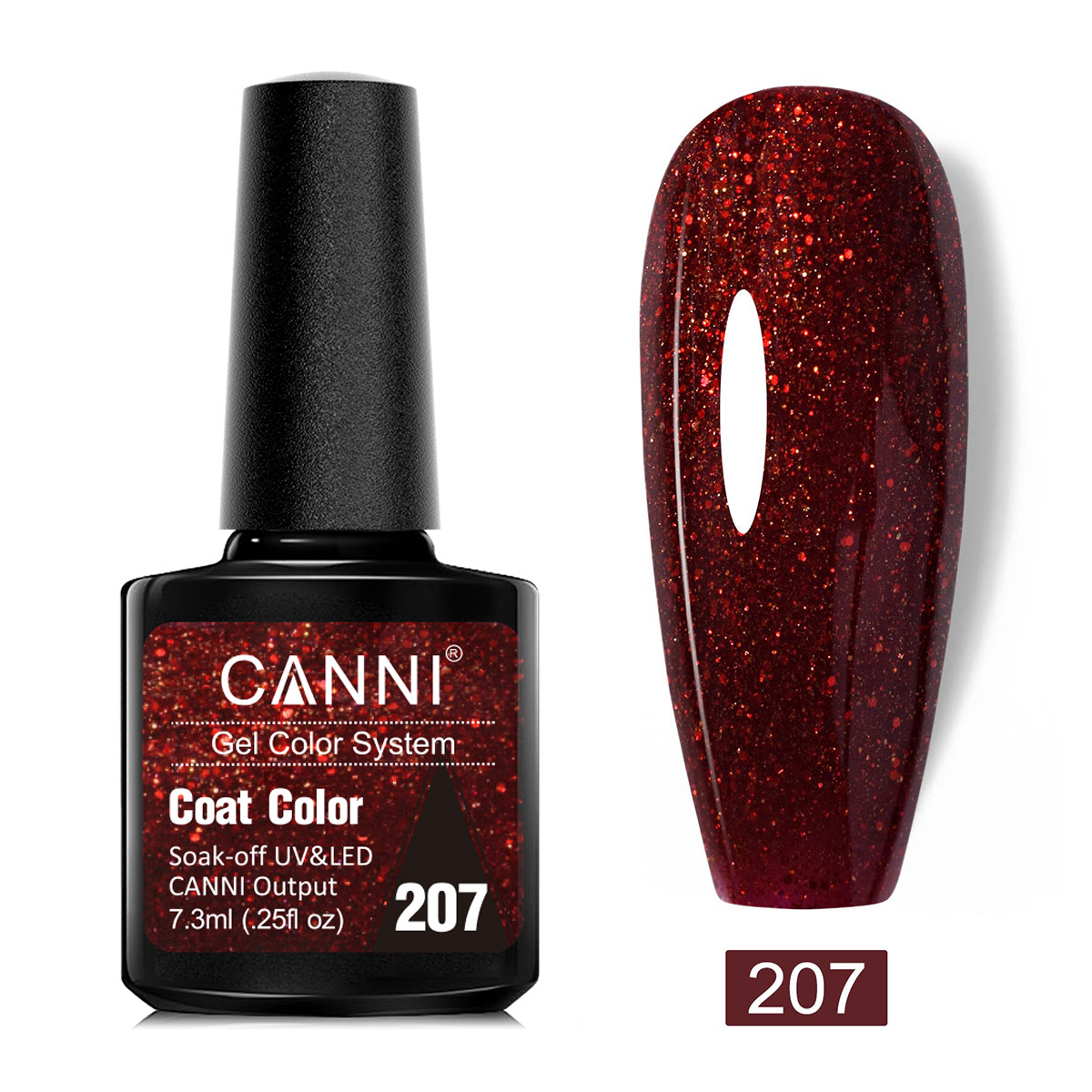 CANNI UV/LED gél lakk 7.3 ml No.207