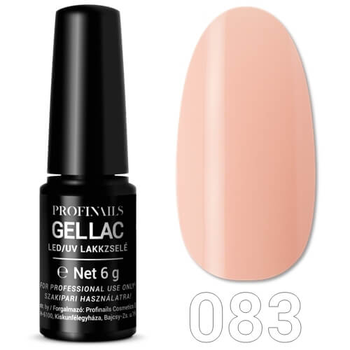 Profinails Gel Lac LED/UV lakkzselé 6gr No.083