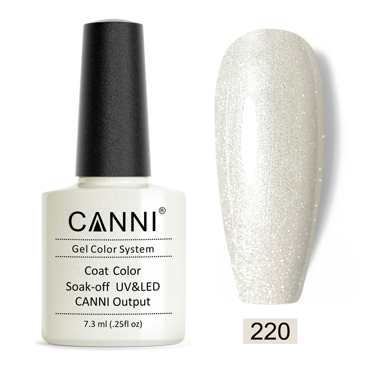 CANNI UV/LED gél lakk 7.3 ml No.220
