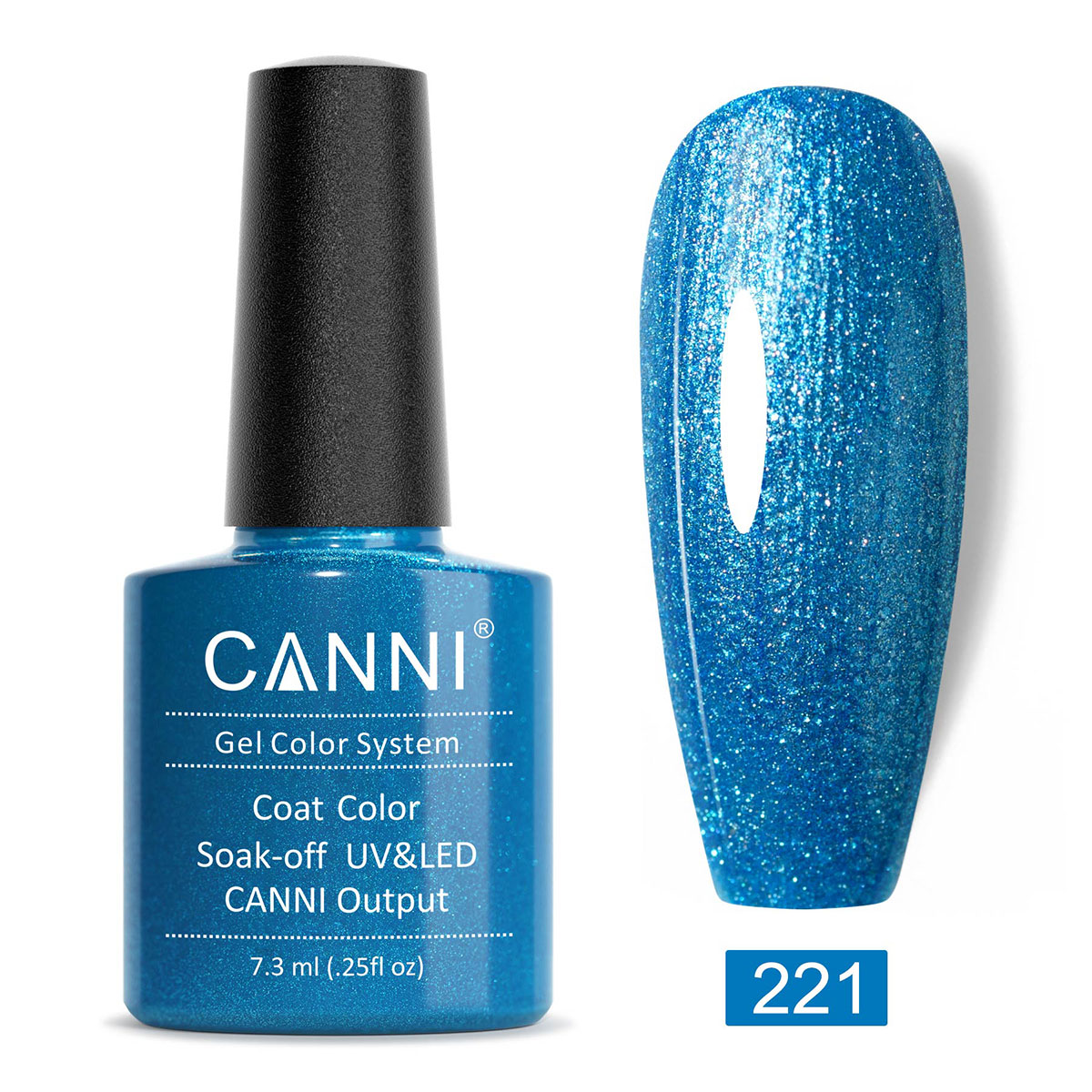 CANNI UV/LED gél lakk 7.3 ml No.221