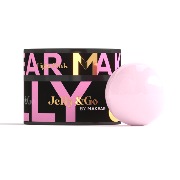 MAKEAR JELLY&GO Builder Gél 15ml No.JG02 Light Pink