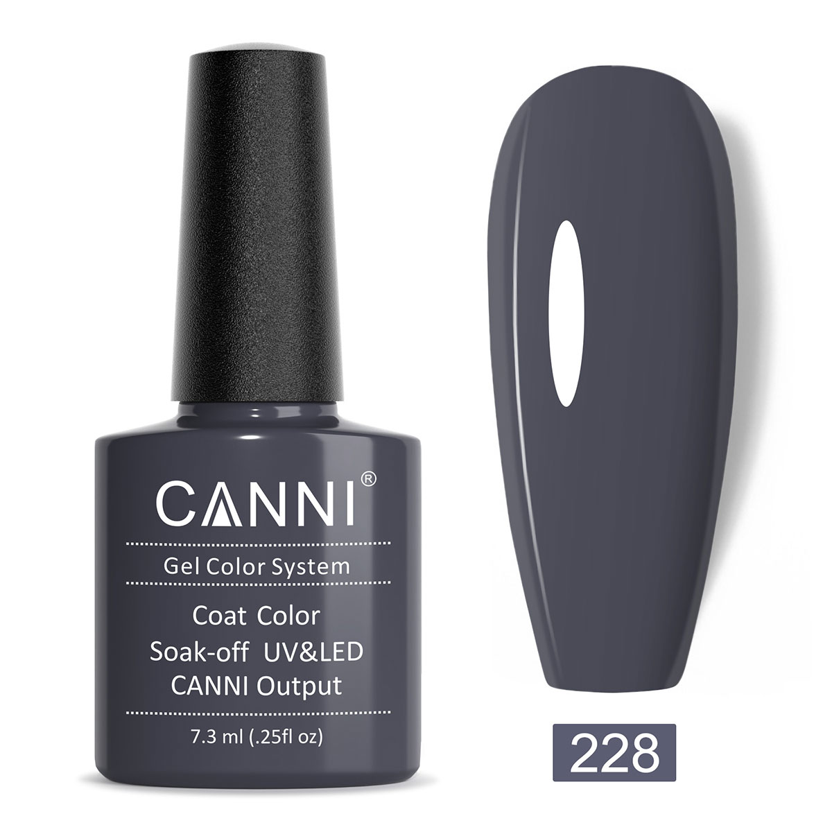 CANNI UV/LED gél lakk 7.3 ml No.228