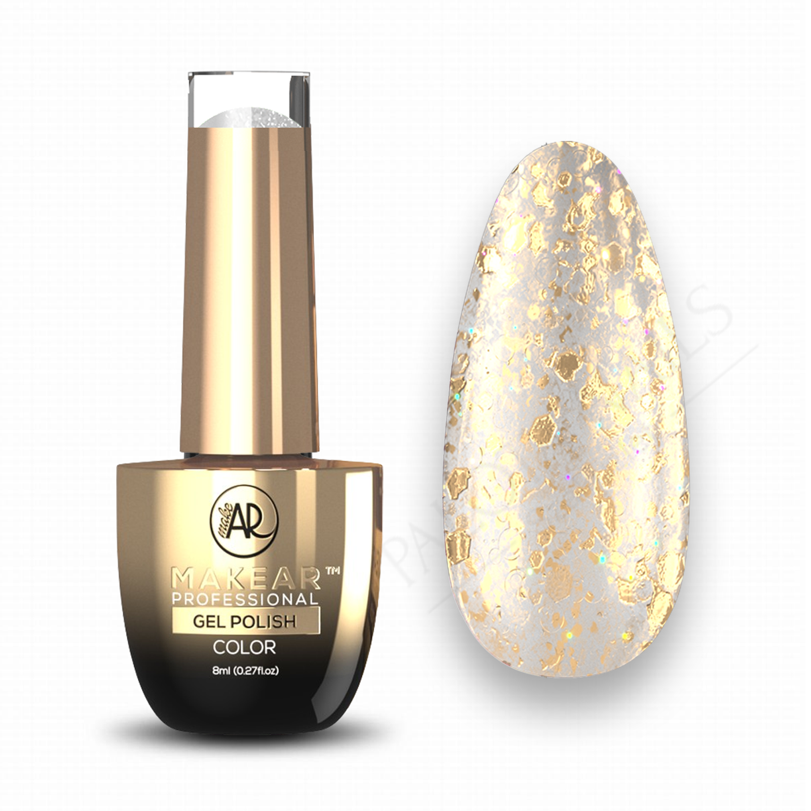 MAKEAR STELLAR Gel Polish 8ml No.S57 Gold Star