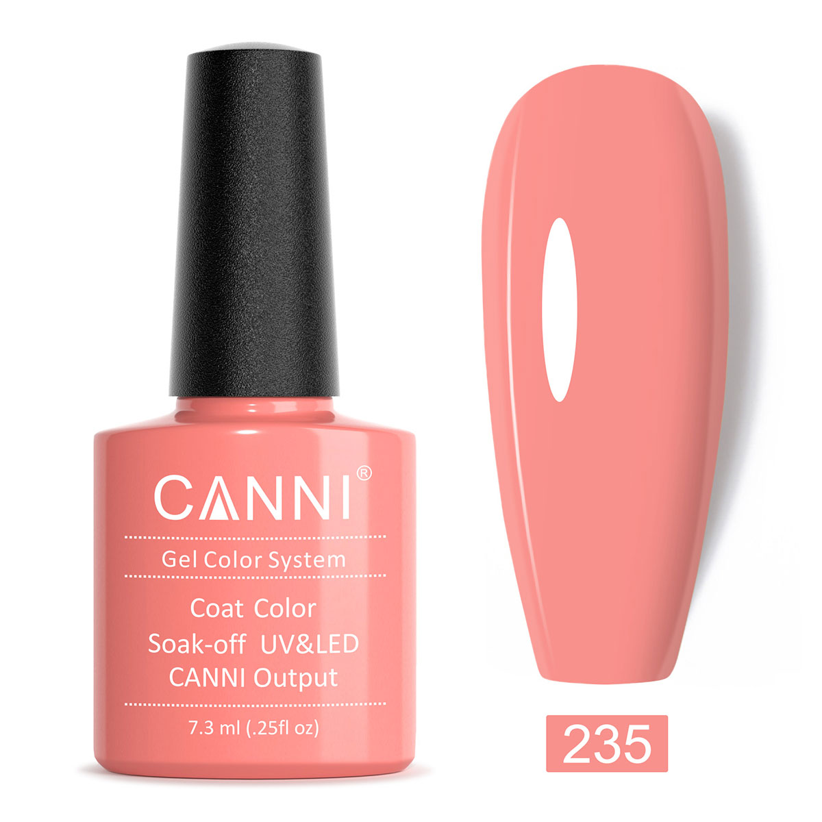 CANNI UV/LED gél lakk 7.3 ml No.235
