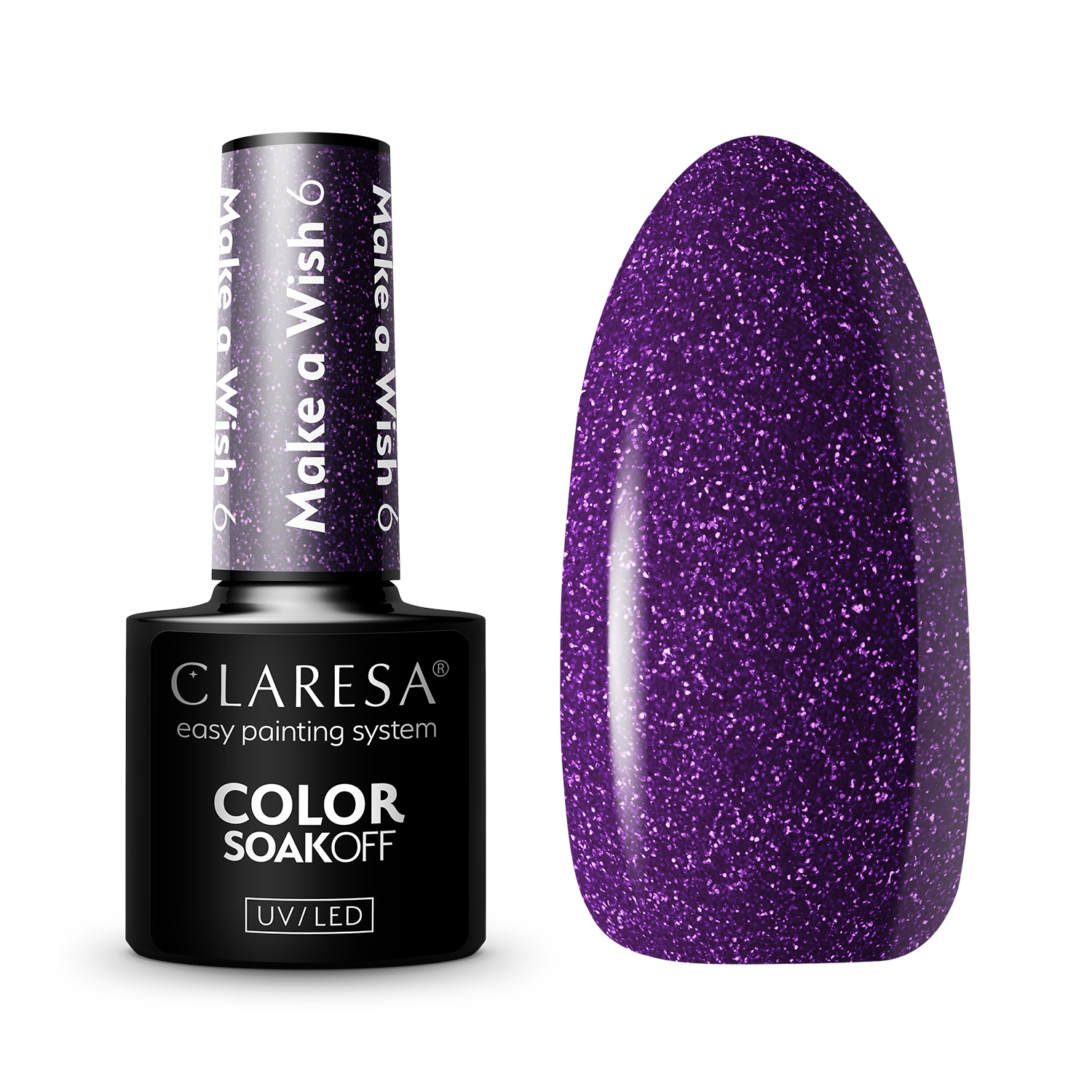 CLARESA UV/LED gél lakk 5g - MAKE A WISH 06