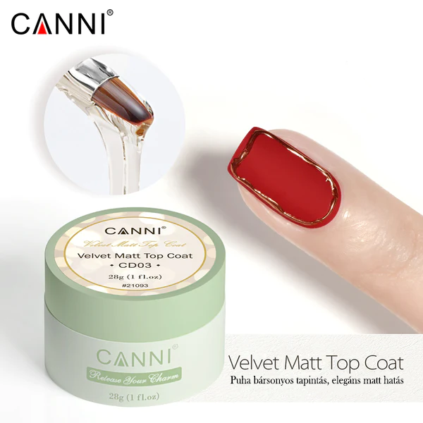 CANNI Velvet Matt Top Coat 28g