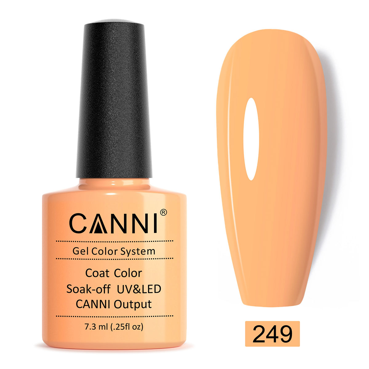 CANNI UV/LED gél lakk 7.3 ml No.249