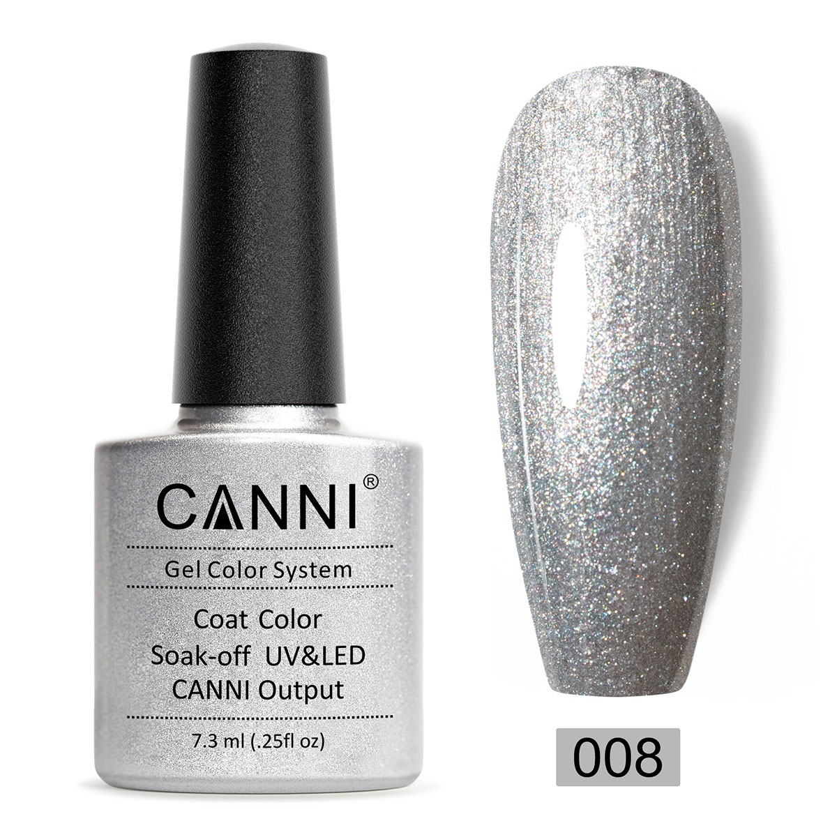 CANNI UV/LED gél lakk 7.3 ml No.008