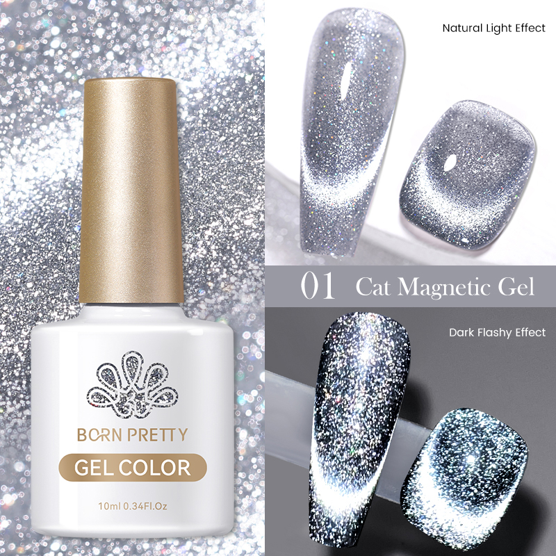 Born Pretty Cat Magnetic UV/LED gél lakk 10 ml - CM01