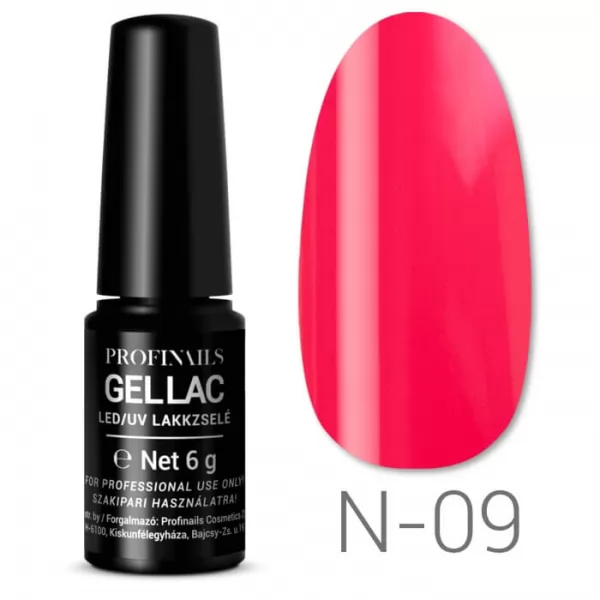 Profinails Gel Lac LED/UV lakkzselé 6gr Neon Collection No.N-09