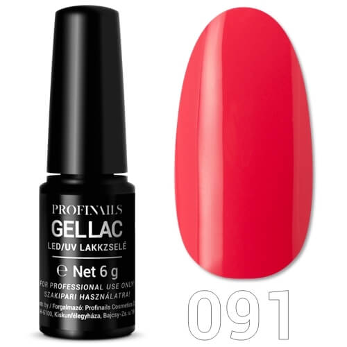 Profinails Gel Lac LED/UV lakkzselé 6gr No.091