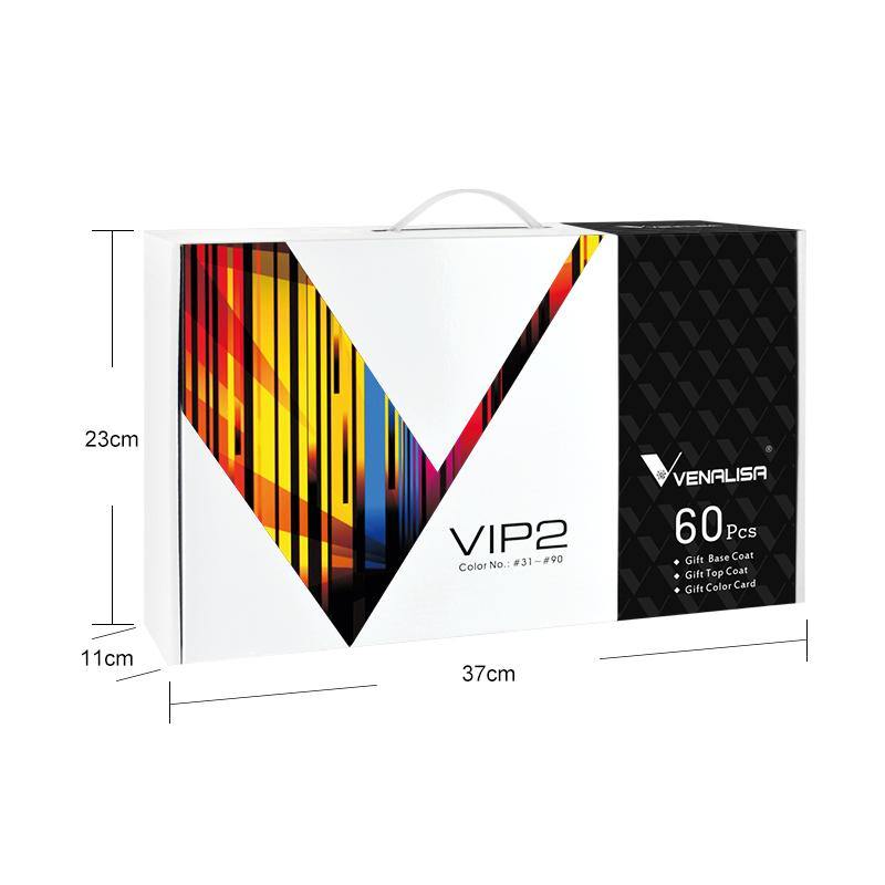 Venalisa VIP2 UV/LED Gél Lakk szett- Teljes szett - 60 db szín